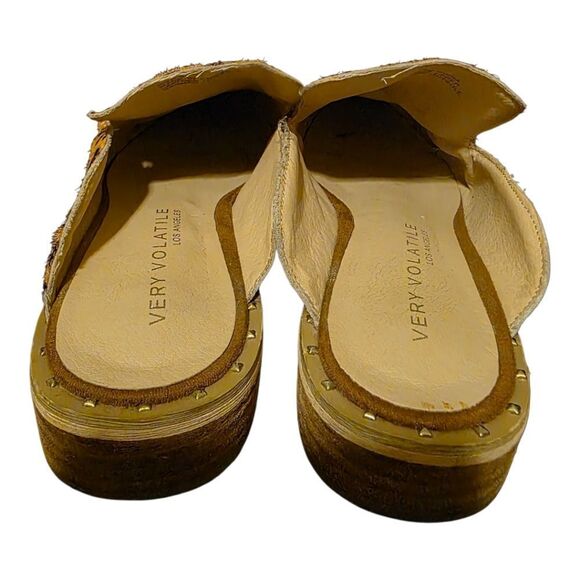 VERY VOLATILE Leopard Pony Hair Mules Shoes - Size 9 - Picture 4 of 7